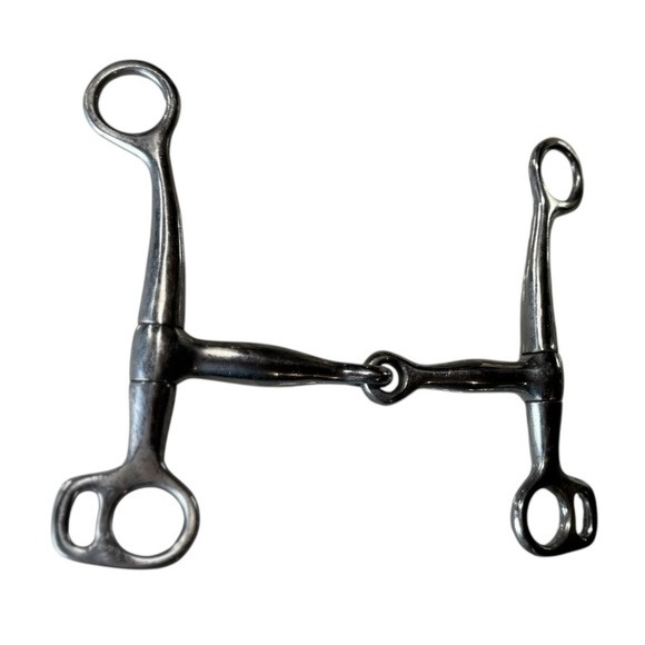 Snaffle With Shanks Horse Bit - Picture 2 of 4